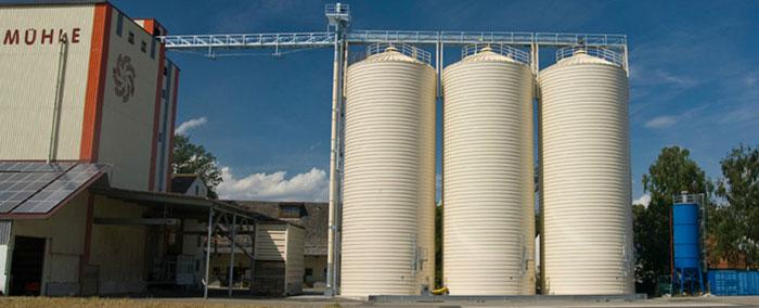 maize silo for corn storage