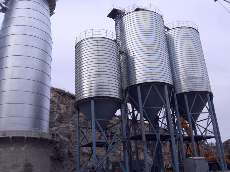 Spiral Steel Silo For Industrial Powder Storage