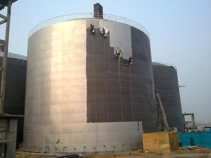 Bidragon steel silo for starch powder storage