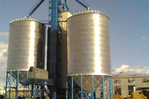 Best galvanized steel silo for cement storage