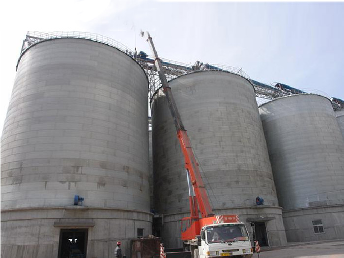 Steel silo manufacturer for industrial powder storage
