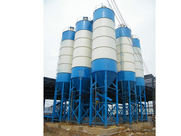 Bidragon steel silo for industrial powder storage